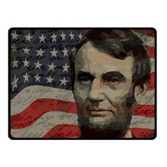 Lincoln Day  Fleece Blanket (small) by Valentinaart