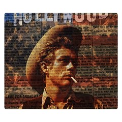 James Dean   Double Sided Flano Blanket (small)  by Valentinaart