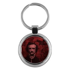 Edgar Allan Poe  Key Chains (round)  by Valentinaart