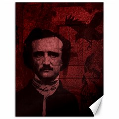 Edgar Allan Poe  Canvas 12  X 16   by Valentinaart