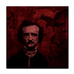 Edgar Allan Poe  Face Towel by Valentinaart