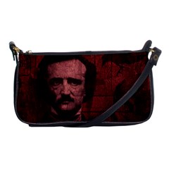 Edgar Allan Poe  Shoulder Clutch Bags by Valentinaart