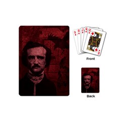 Edgar Allan Poe  Playing Cards (mini)  by Valentinaart