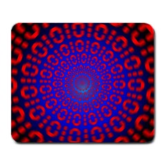 Binary Code Optical Illusion Rotation Large Mousepads by Simbadda