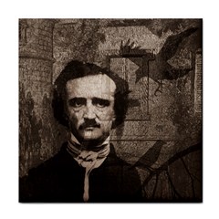 Edgar Allan Poe  Face Towel by Valentinaart