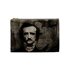 Edgar Allan Poe  Cosmetic Bag (medium)  by Valentinaart