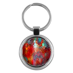 Texture Spots Circles Key Chains (round)  by Simbadda