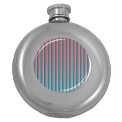 Hald Simulate Tritanope Color Vision With Color Lookup Tables Round Hip Flask (5 Oz)