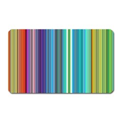 Color Stripes Magnet (rectangular) by Simbadda