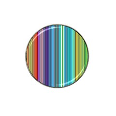 Color Stripes Hat Clip Ball Marker (10 Pack) by Simbadda