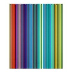 Color Stripes Shower Curtain 60  X 72  (medium)  by Simbadda