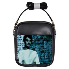 Audrey Hepburn Girls Sling Bags by Valentinaart