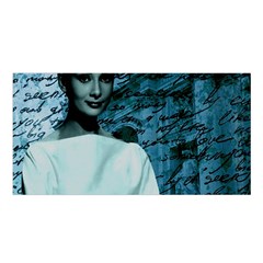 Audrey Hepburn Satin Shawl by Valentinaart