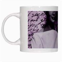 Audrey Hepburn White Mugs by Valentinaart