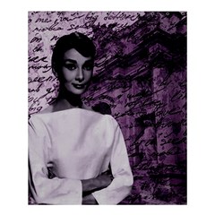 Audrey Hepburn Shower Curtain 60  X 72  (medium)  by Valentinaart