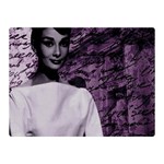 Audrey Hepburn Double Sided Flano Blanket (Mini)  35 x27  Blanket Front