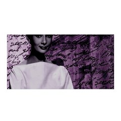 Audrey Hepburn Satin Wrap by Valentinaart