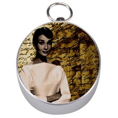 Audrey Hepburn Silver Compasses by Valentinaart