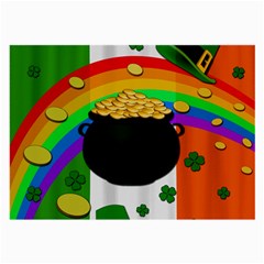 Pot Of Gold Large Glasses Cloth (2-side) by Valentinaart