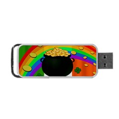 Pot Of Gold Portable Usb Flash (two Sides) by Valentinaart