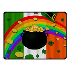 Pot Of Gold Double Sided Fleece Blanket (small)  by Valentinaart