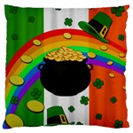 Pot of gold Large Flano Cushion Case (Two Sides) Front