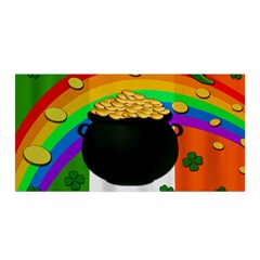 Pot Of Gold Satin Wrap by Valentinaart