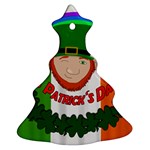 St. Patricks day  Christmas Tree Ornament (Two Sides) Front