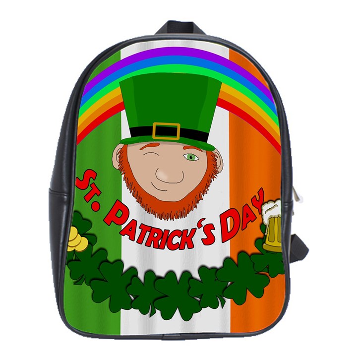 St. Patricks day  School Bags (XL) 
