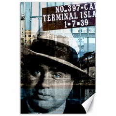 Al Capone  Canvas 24  X 36  by Valentinaart