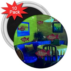 Natural habitat 3  Magnets (10 pack) 