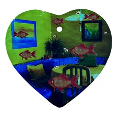 Natural habitat Heart Ornament (Two Sides)