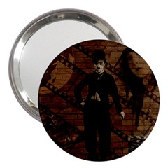 Charlie Chaplin  3  Handbag Mirrors by Valentinaart