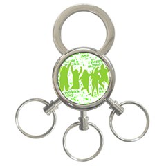 Saint Patrick Motif 3-ring Key Chains by dflcprints