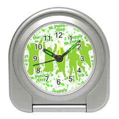 Saint Patrick Motif Travel Alarm Clocks by dflcprints