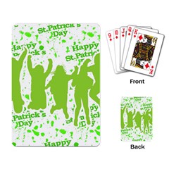 Saint Patrick Motif Playing Card by dflcprints