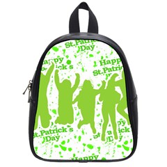 Saint Patrick Motif School Bags (small)  by dflcprints