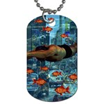 Urban swimmers   Dog Tag (Two Sides) Back