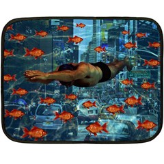 Urban Swimmers   Fleece Blanket (mini)