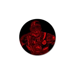 Warrior - Red Golf Ball Marker (4 Pack) by Valentinaart