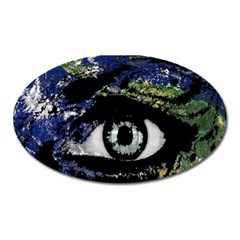 Mother Earth  Oval Magnet by Valentinaart
