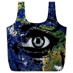 Mother Earth  Full Print Recycle Bags (l)  by Valentinaart