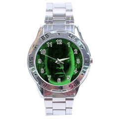 Code  Stainless Steel Analogue Watch