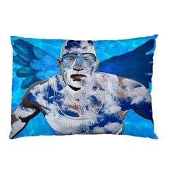 Swimming Angel Pillow Case by Valentinaart