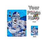 Swimming angel Playing Cards 54 (Mini)  Front - Spade4