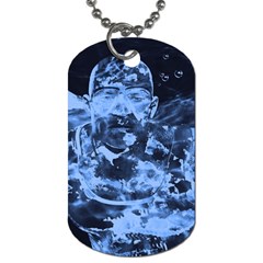 Blue Angel Dog Tag (one Side) by Valentinaart