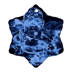 Blue Angel Ornament (snowflake) by Valentinaart