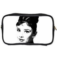 Audrey Hepburn Toiletries Bags by Valentinaart