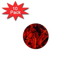 Red girl 1  Mini Magnet (10 pack) 