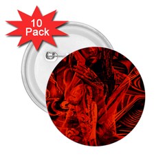 Red girl 2.25  Buttons (10 pack) 